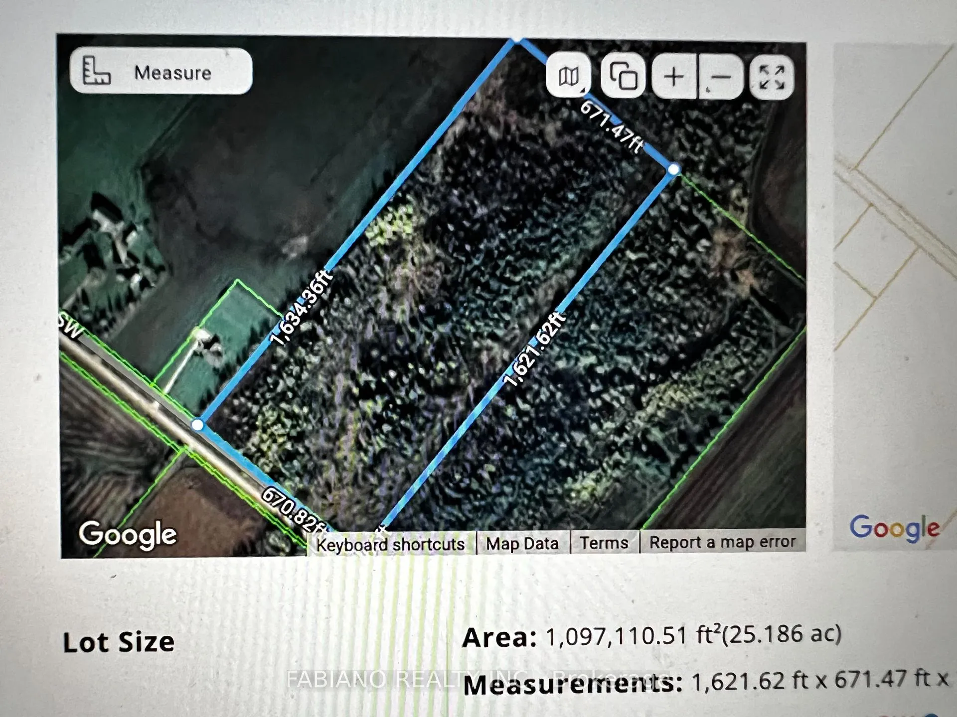 Front of Lot 257 4th Line SW