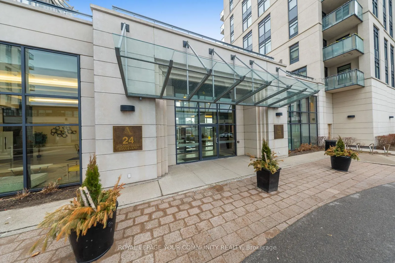 Front of Unit 315, 24 Woodstream Boulevard
