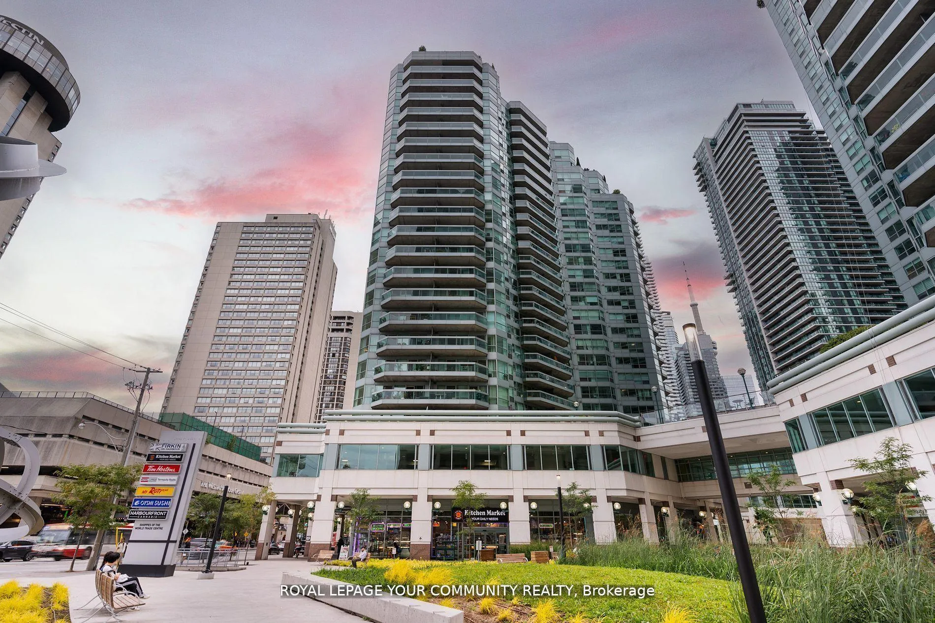 Front of Unit 2402, 10 Queens Quay W