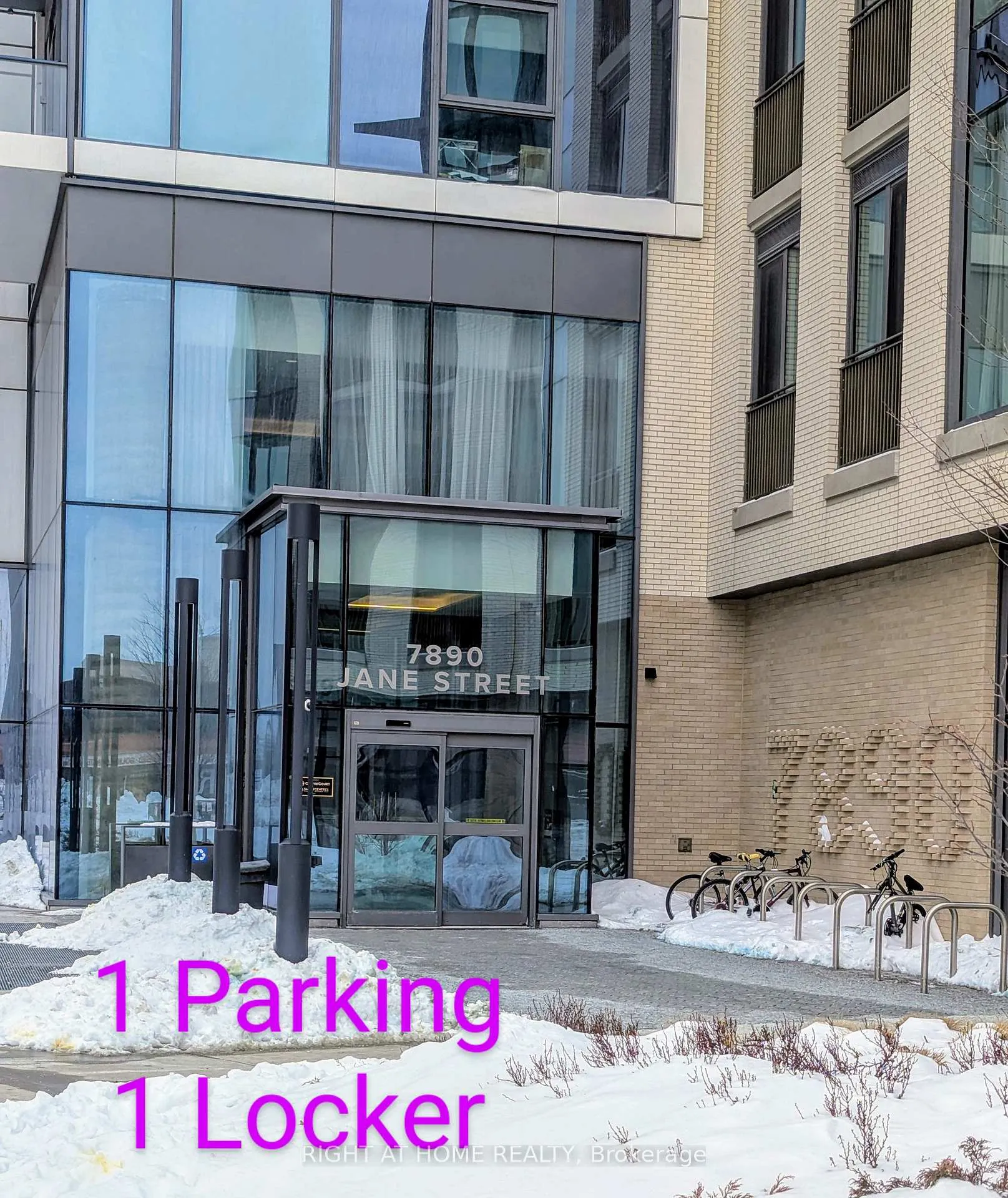 Front of Unit 1909, 7890 Jane Street