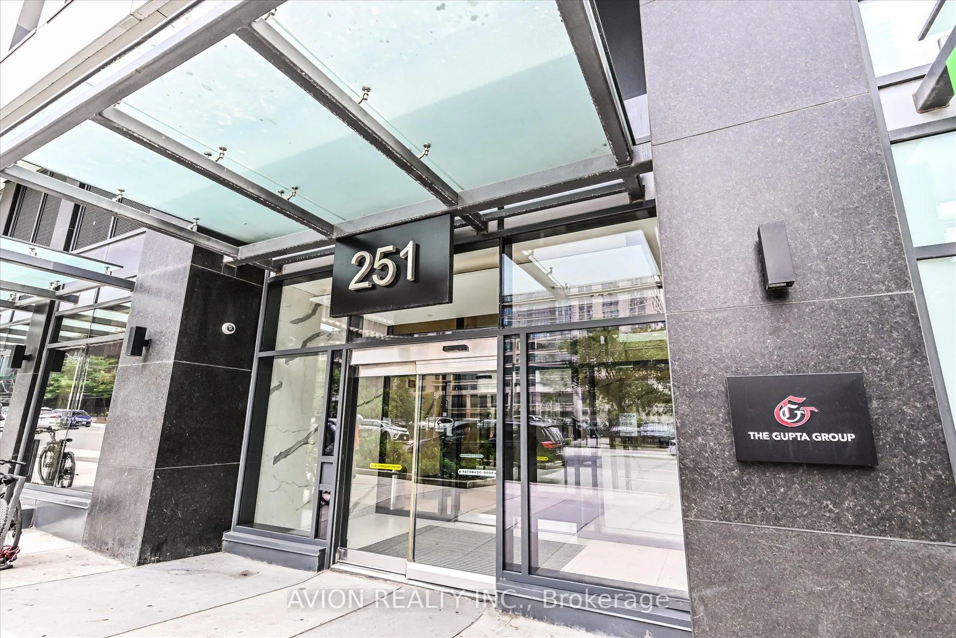 Front of Unit 1120, 251 Jarvis Street
