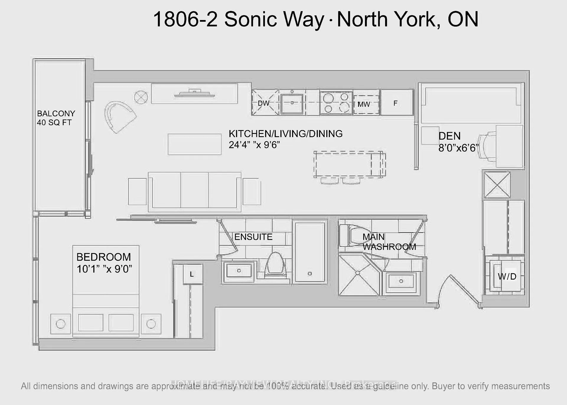 Photo 22 of Unit 1806, 2 Sonic Way, Toronto, Flemingdon Park — HOMEH