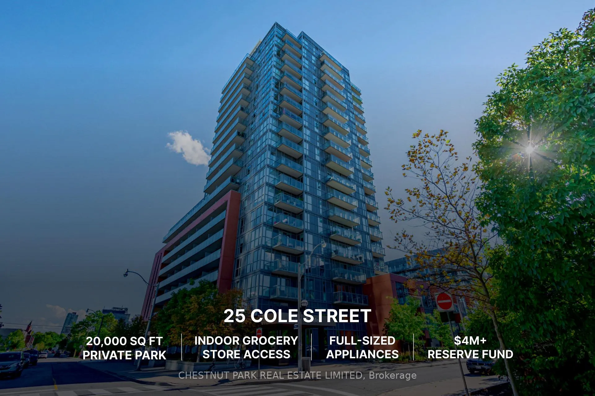 Front of Unit 525, 25 Cole Street