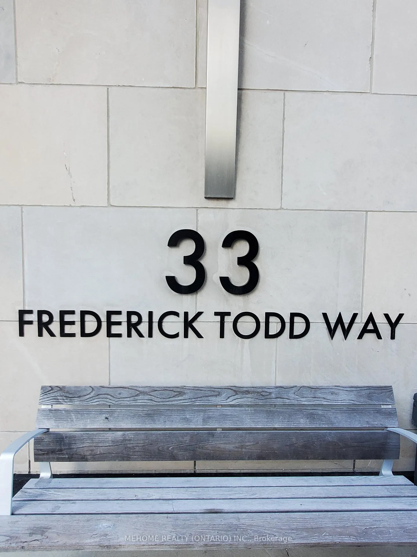 Front of Unit #309, 33 Frederick Todd Way