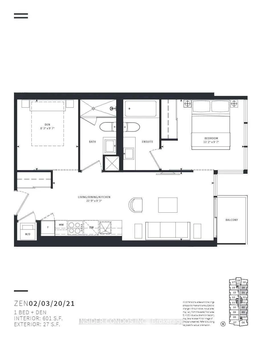 Front of Unit 2121, 19 Western Battery Road