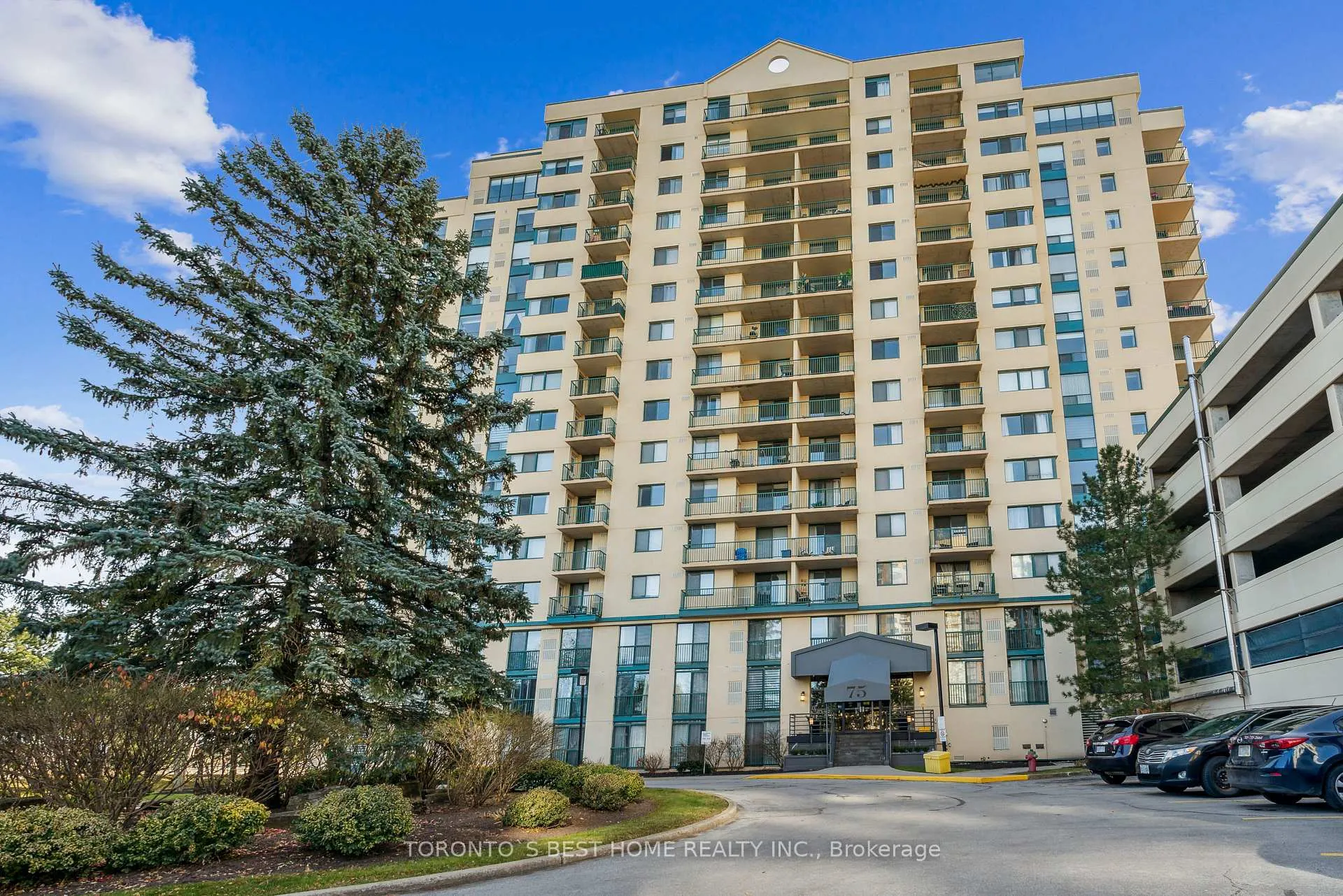 Front of Unit 1509, 75 Ellen Street