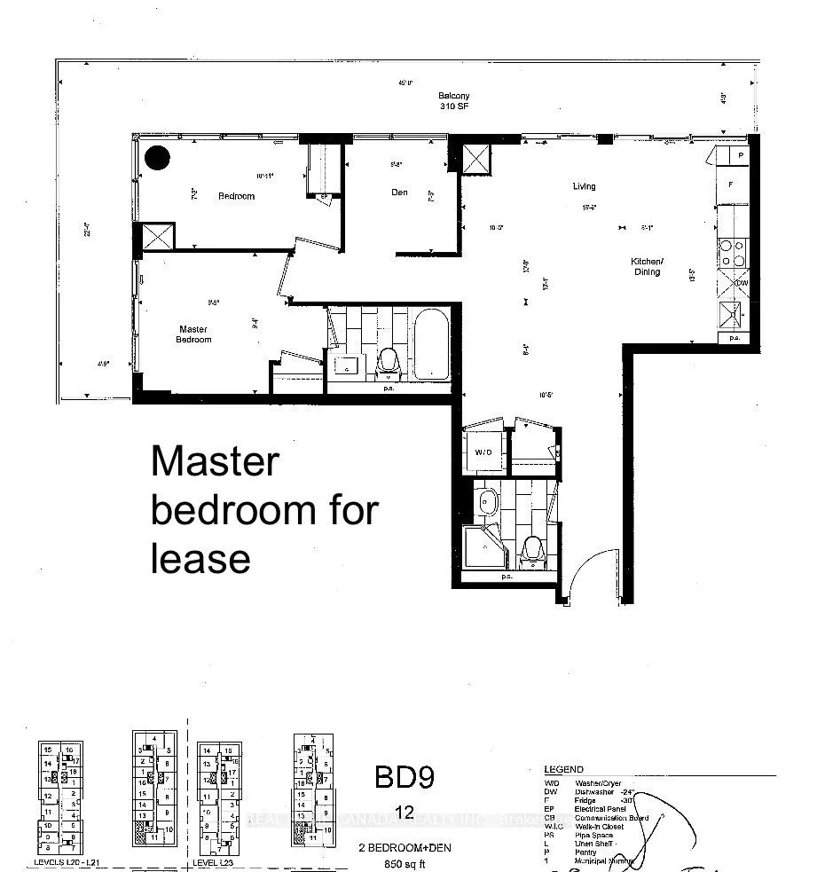 Front of Unit 2709-1, 70 Princess Street