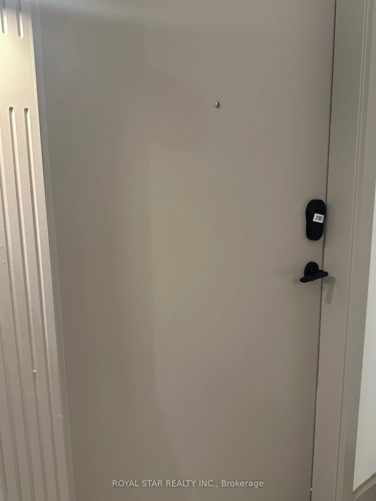 Front of Unit 2103, 225 Malta Boulevard