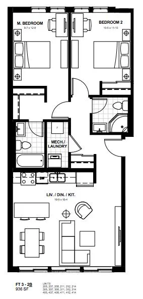 Front of Unit 405, 253 Albert Street