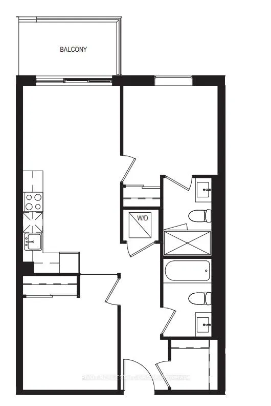 Front of Unit 1314, 1050 Eastern Avenue