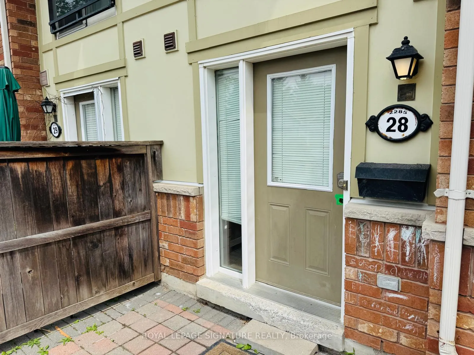 Front of Unit 28, 2285 Bur Oak Avenue