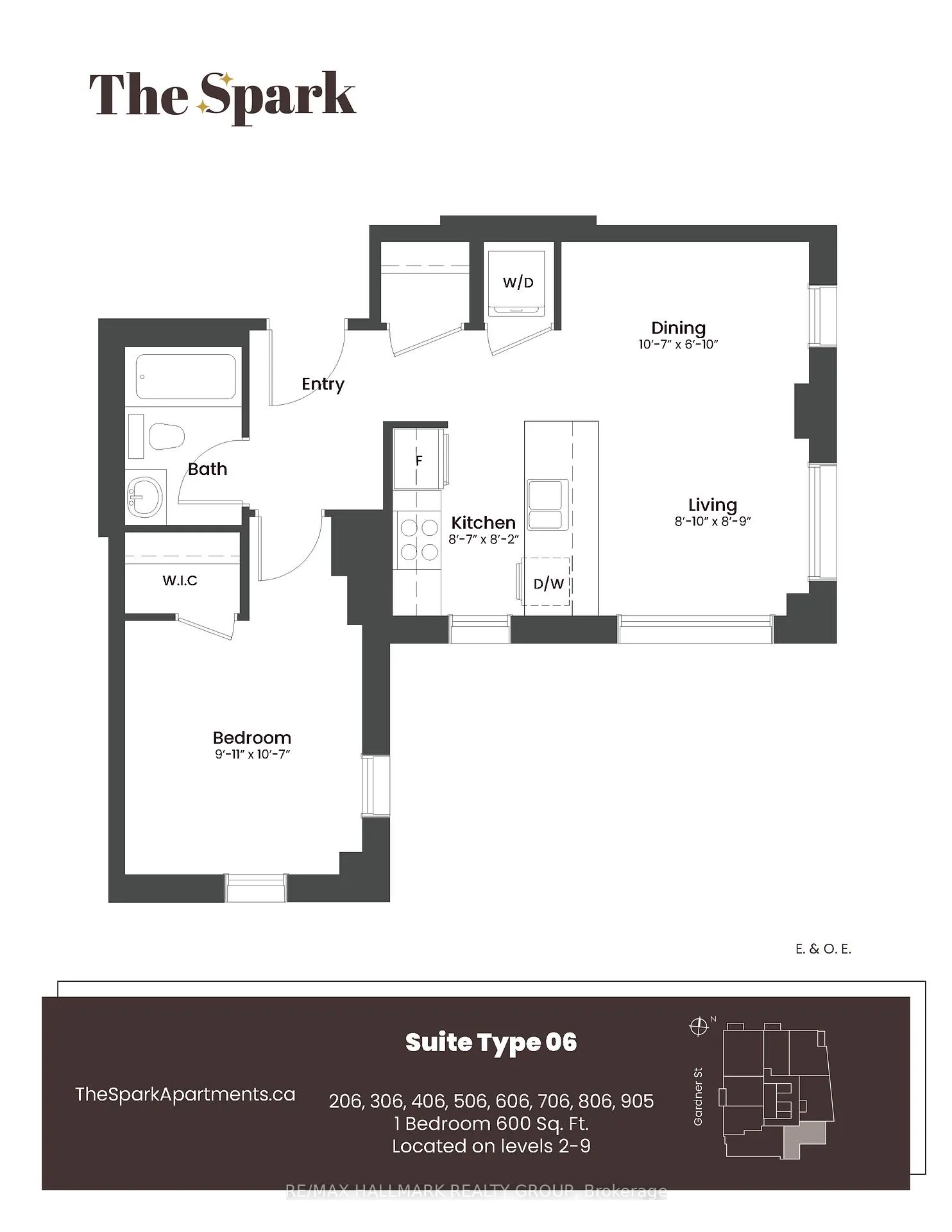 Photo 2 of Unit 806, 353 Gardner Street, Ottawa, Vanier — HOMEH