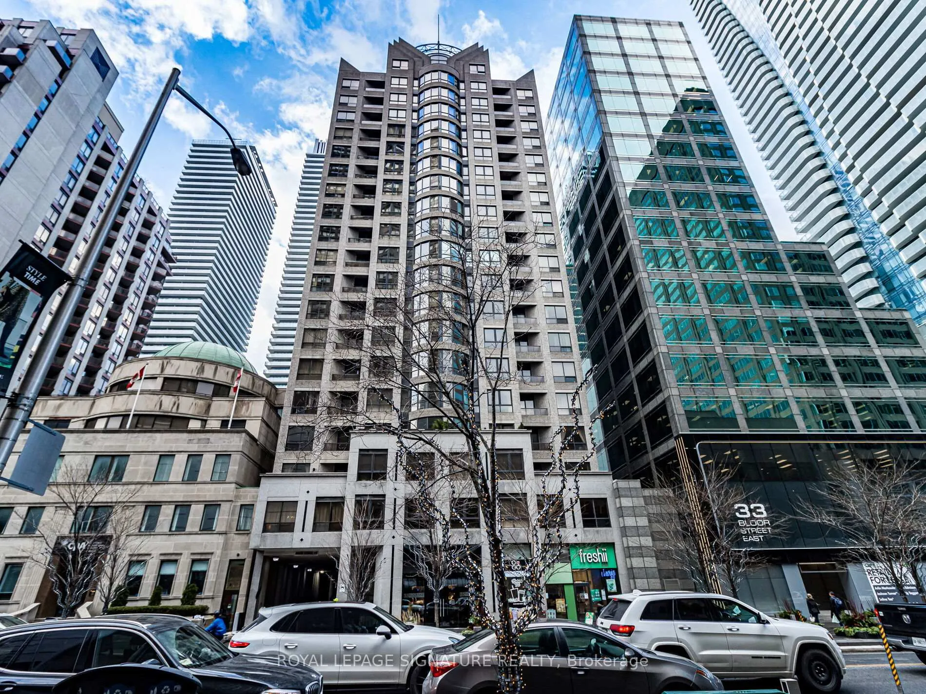 Front of Unit 203, 55 Bloor Street E