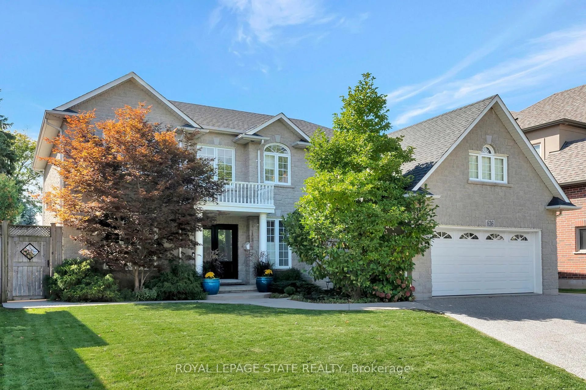 Front of 636 Greenravine Drive