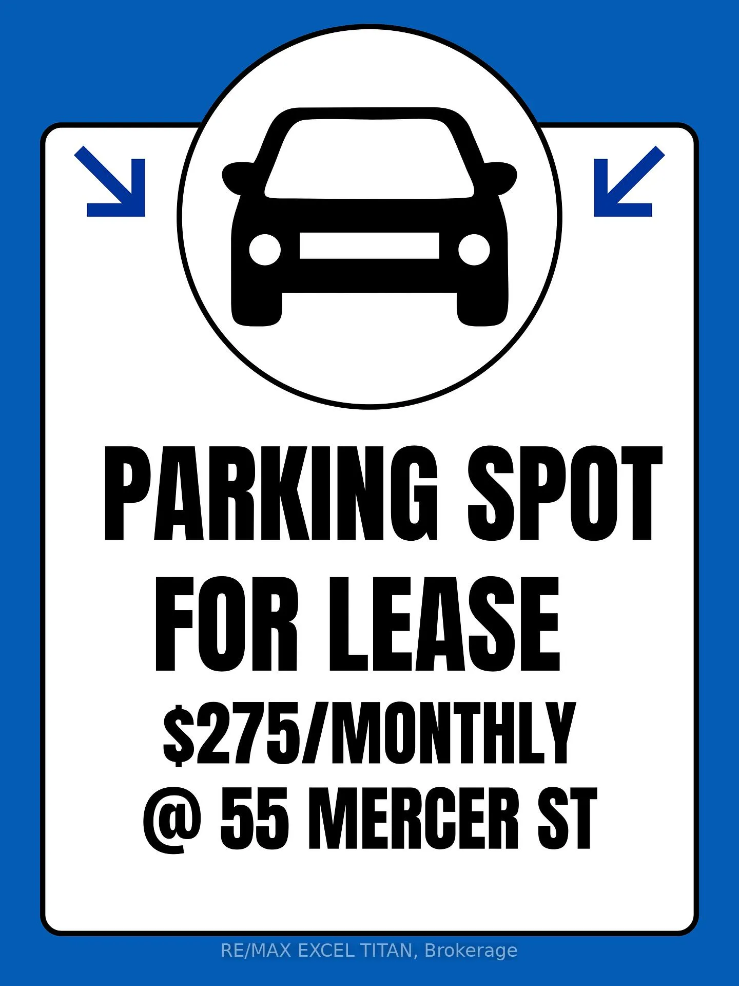 Front of Unit Parking, 55 Mercer Street