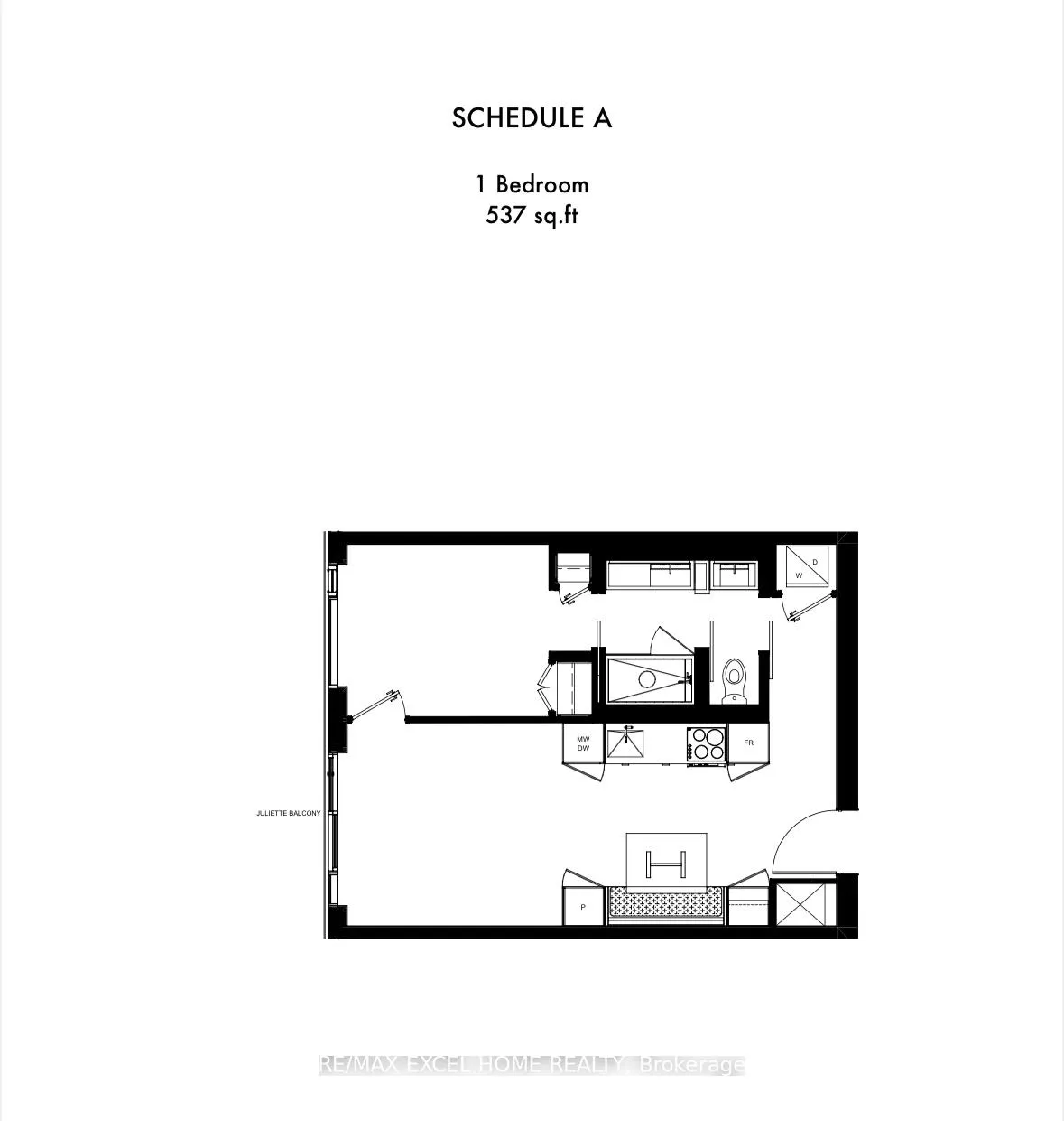 Front of Unit 3308, 55 Charles Street