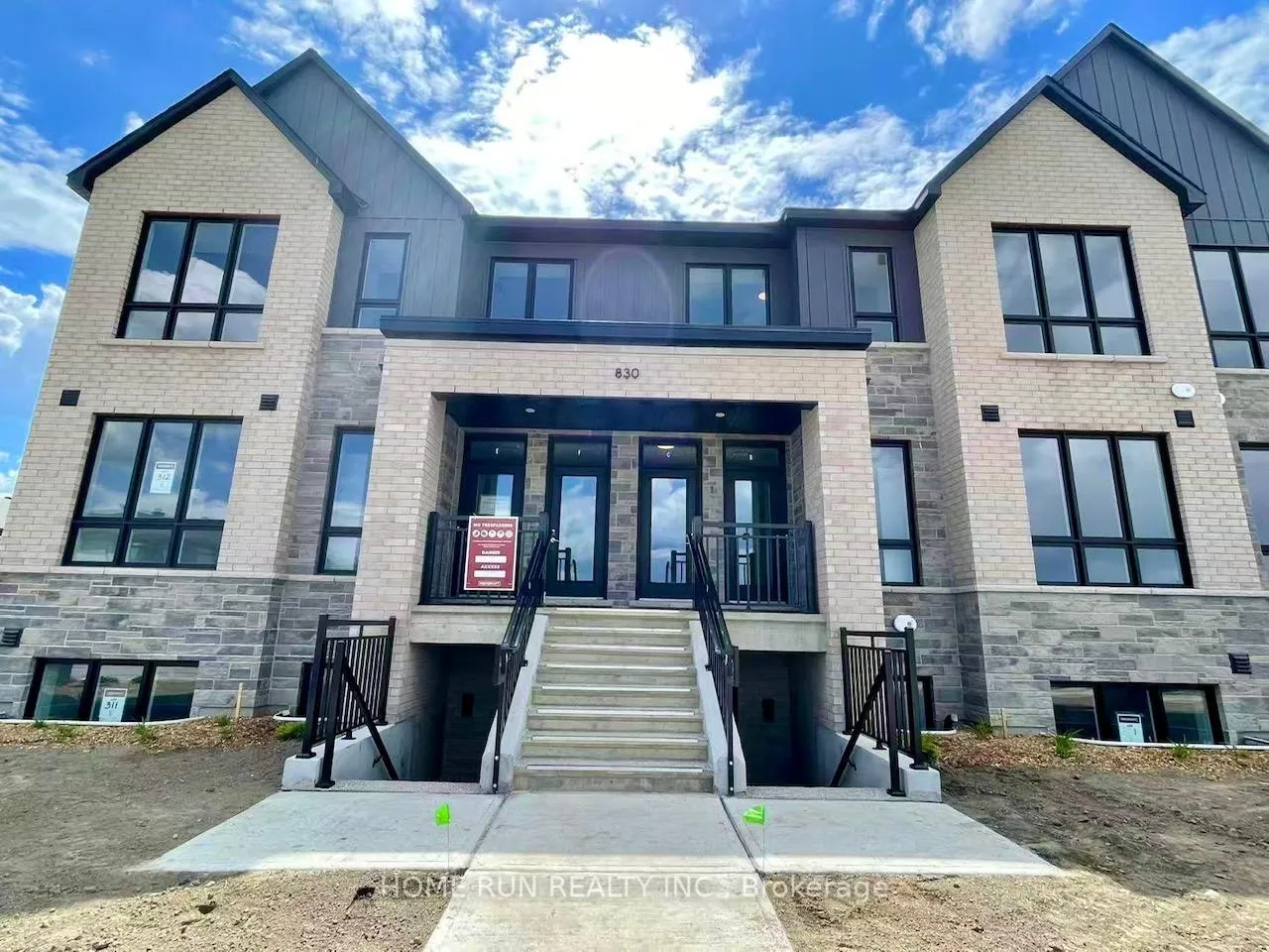 Front of Unit B, 830 Roger Griffiths Ave