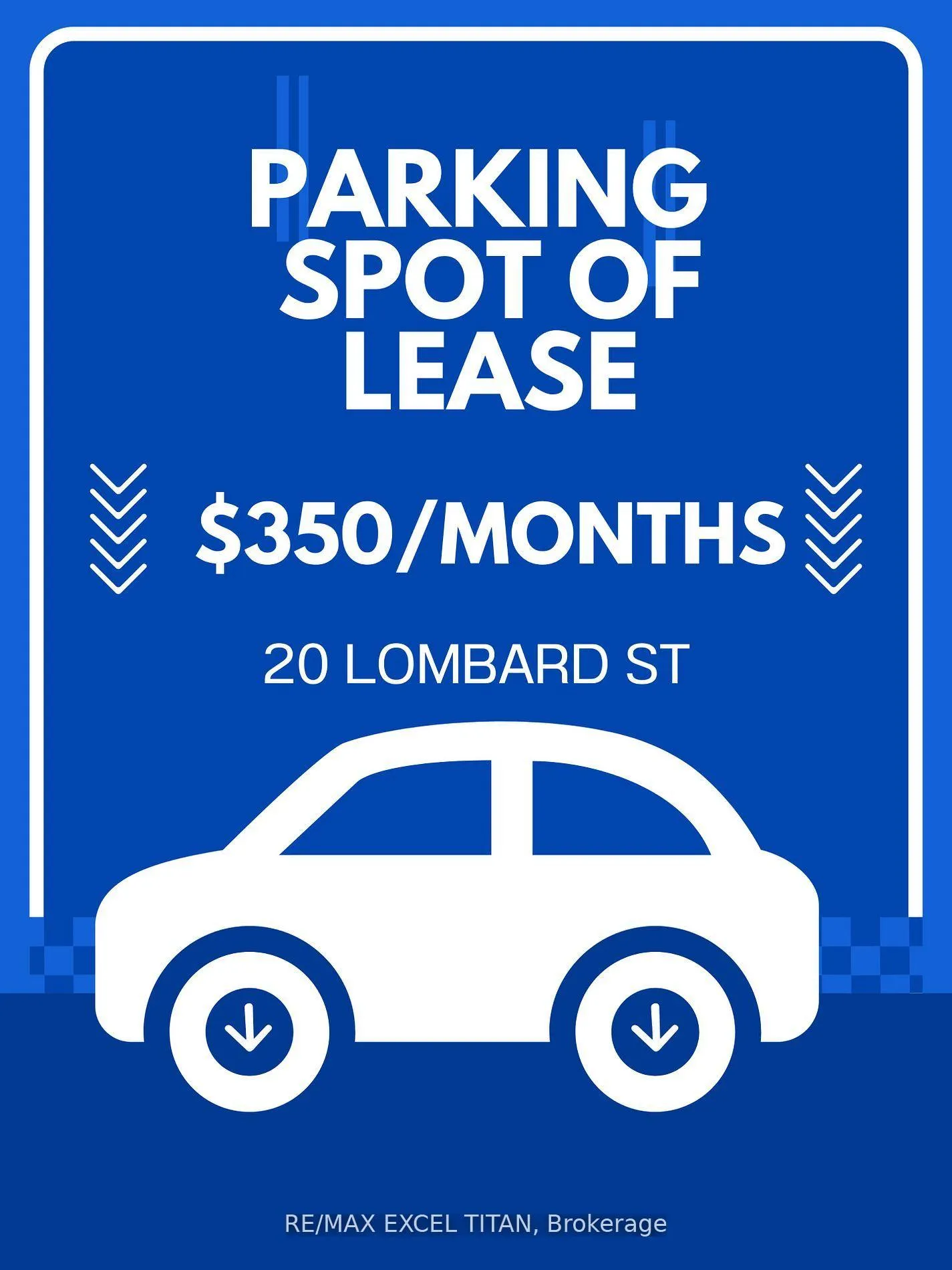 Front of Unit Parking, 20 Lombard Street