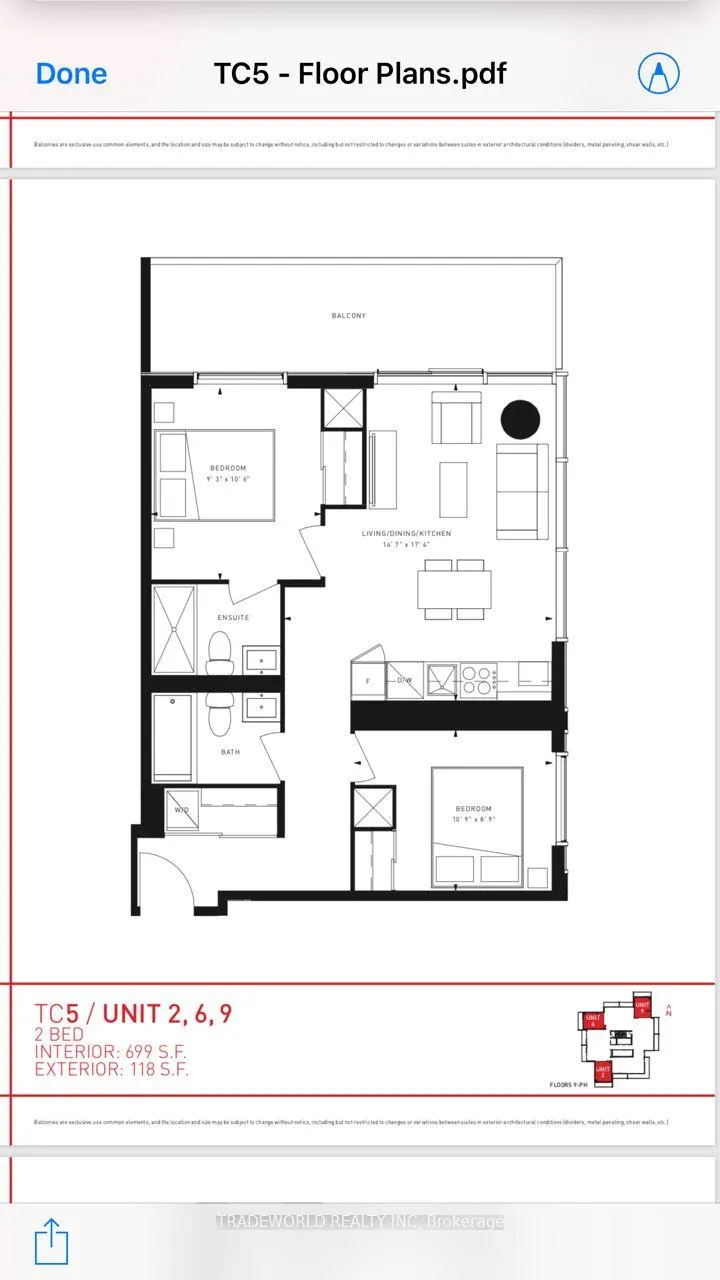 Photo 9 of Unit 2306, 7890 Jane Street, Vaughan, Vaughan Corporate Centre — HOMEH