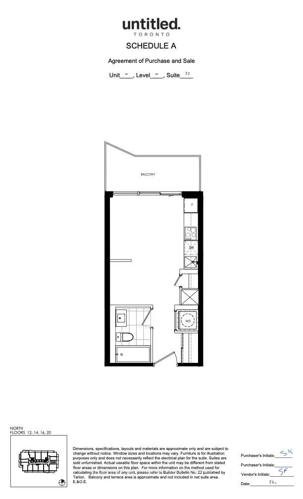 Photo 2 of Unit 1404N, 110 Broadway Avenue, Toronto, Mount Pleasant West — HOMEH