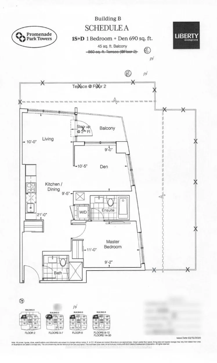Photo 3 of Unit B-626, 50 Upper Mall Way, Vaughan, Brownridge — HOMEH