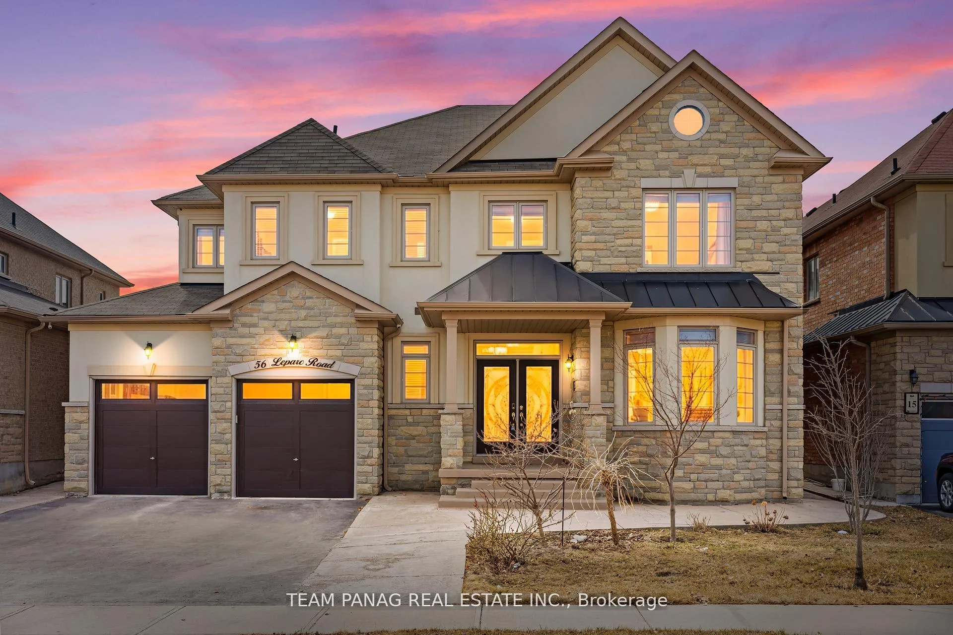 Front of 56 Leparc Road