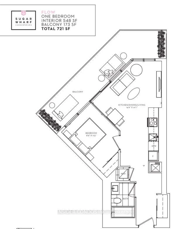 Front of Unit 4516, 138 Downes Street