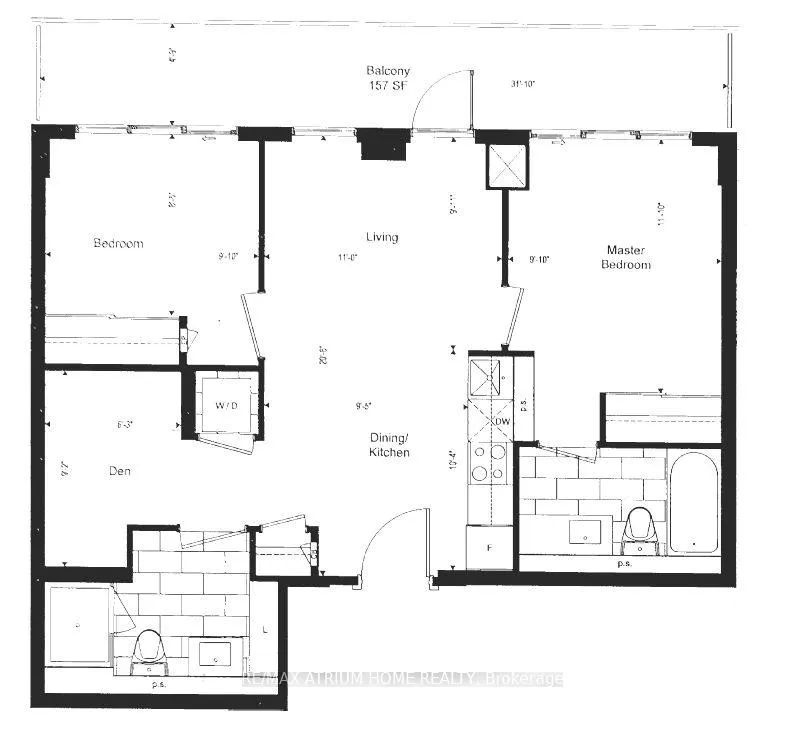 Photo 15 of Unit 2508E, 70 Princess Street, Toronto, Waterfront Communities — HOMEH
