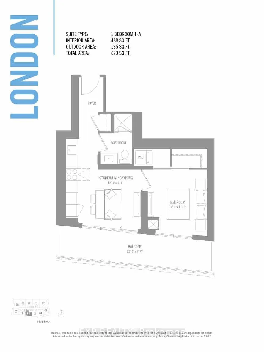 Photo 9 of Unit 1306, 2221 yonge Street, Toronto, Mount Pleasant West — HOMEH