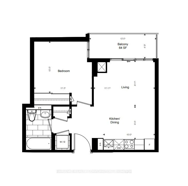 Photo 13 of Unit 1435 E, 70 Princess Street E, Toronto, Waterfront Communities — HOMEH