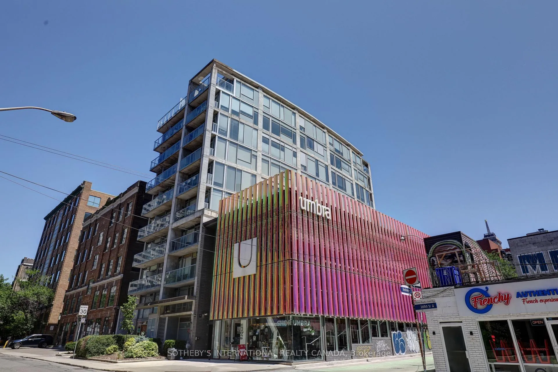 Front of Unit 804, 169 John Street