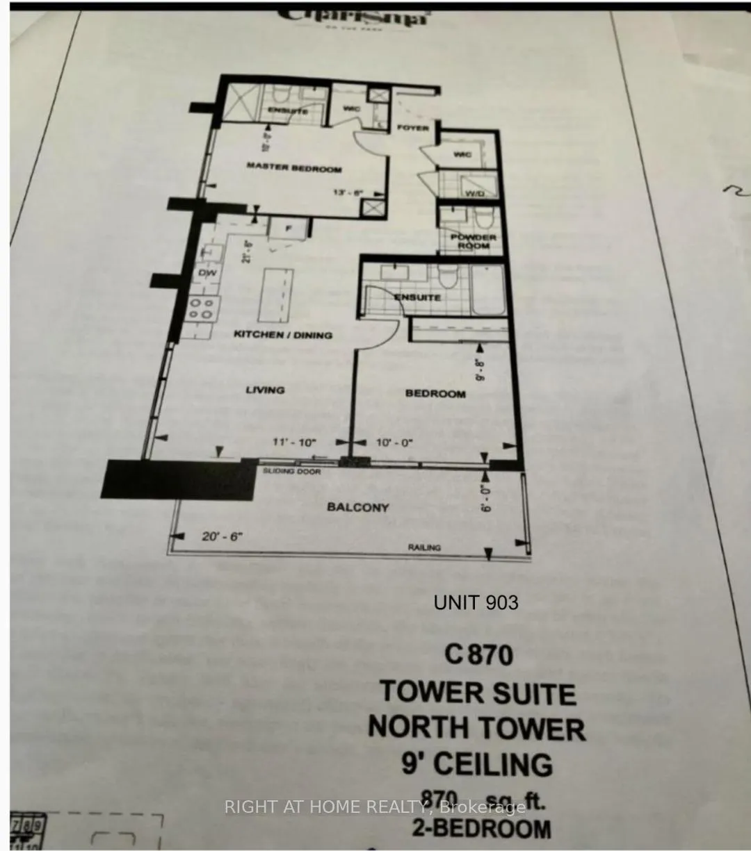 Front of Unit 903, 8960 Jane Street