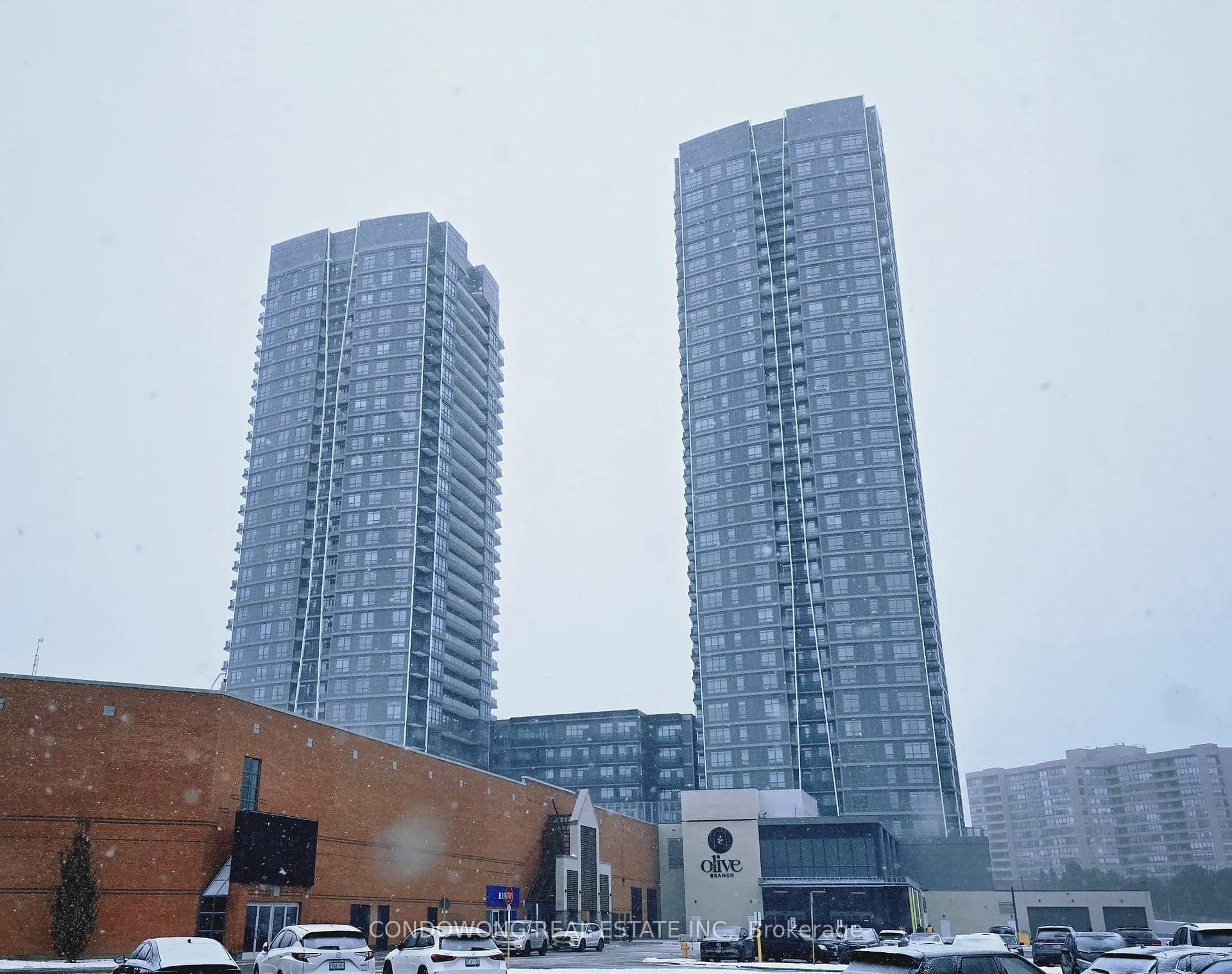 Front of Unit 3301A, 30 Upper Mall Way