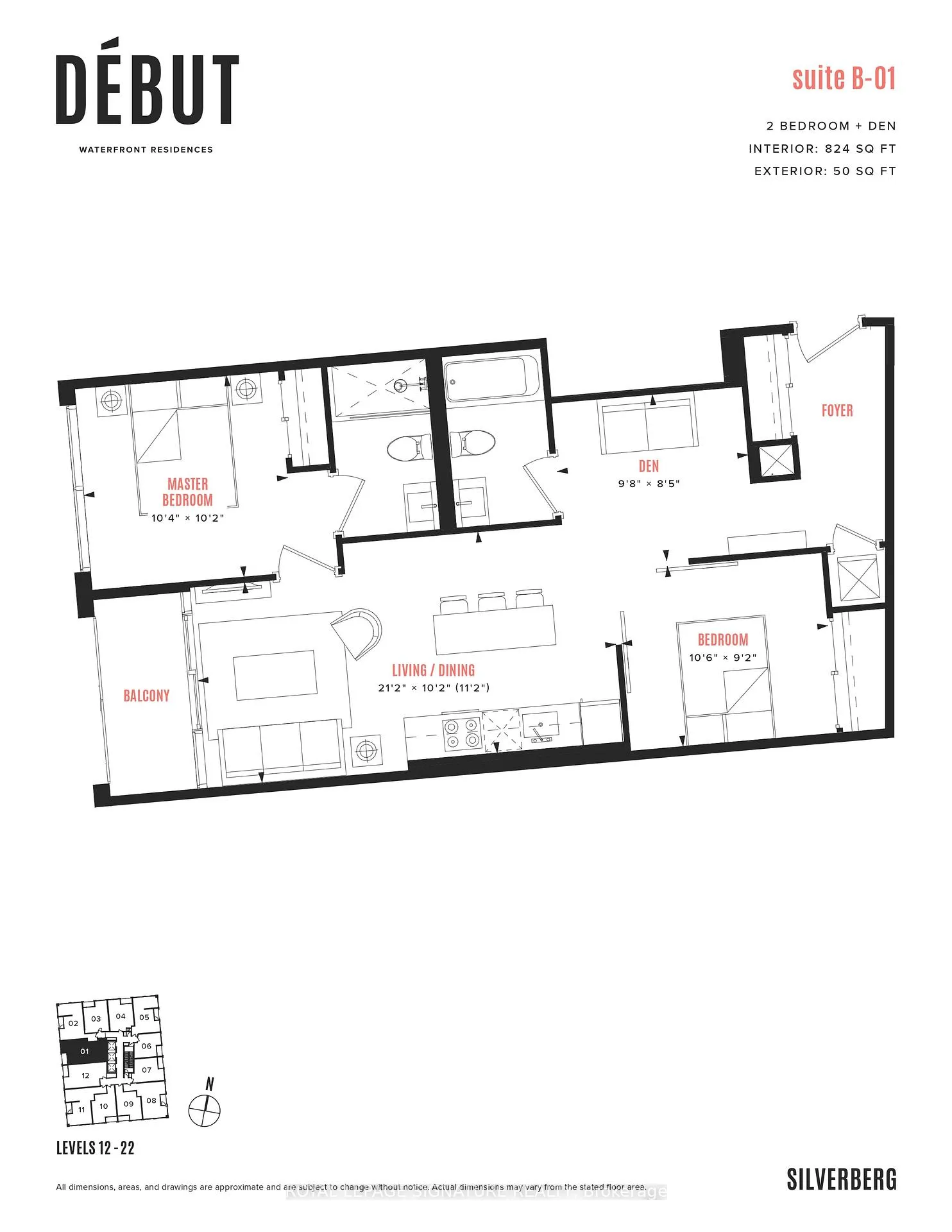 Front of Unit 901, 39 Mary St Street