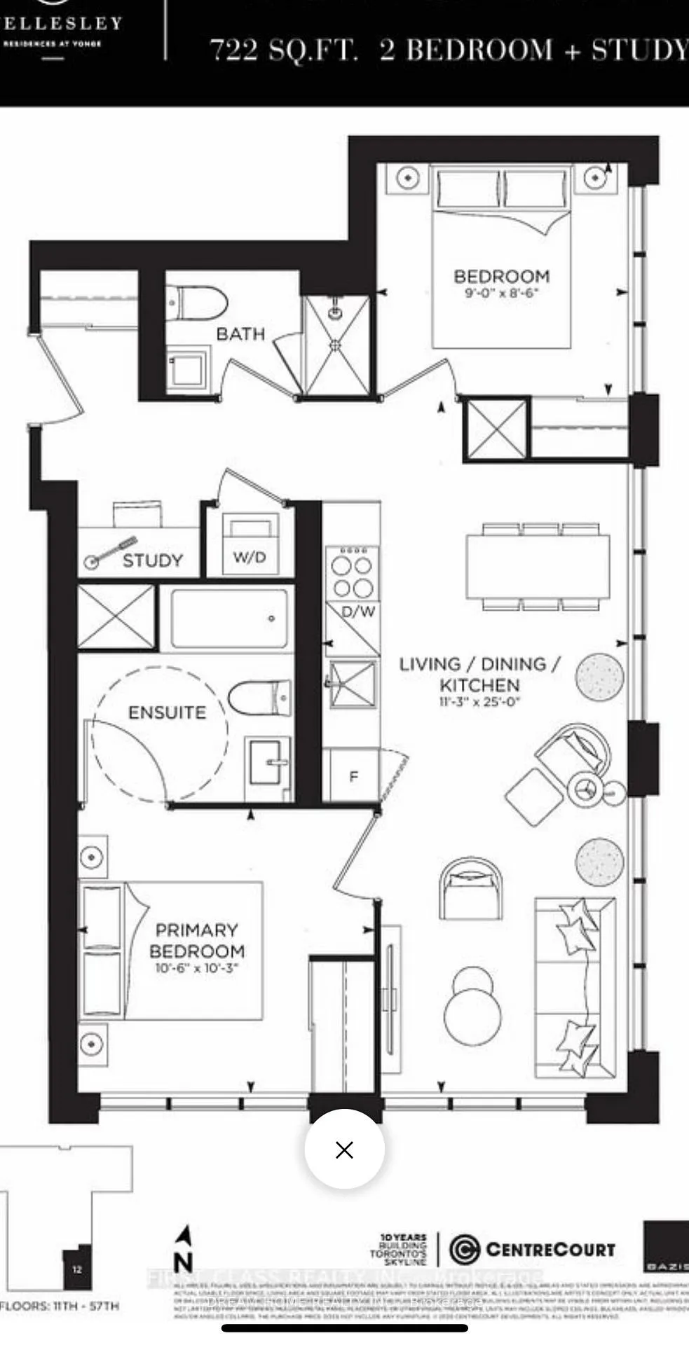 Photo 14 of Unit 5509, 8 Wellesley Street W, Toronto, Bay Street Corridor — HOMEH