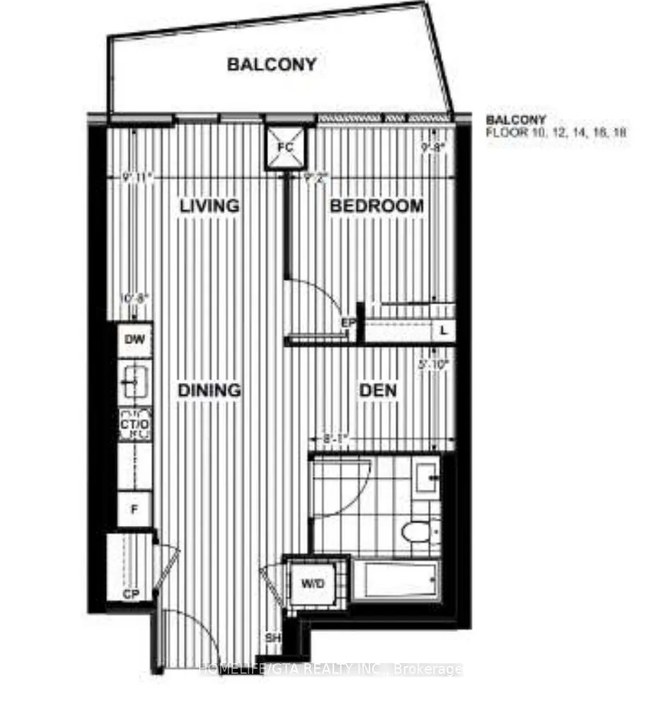 Photo 24 of Unit 2408, 470 Front Street W, Toronto, Waterfront Communities — HOMEH