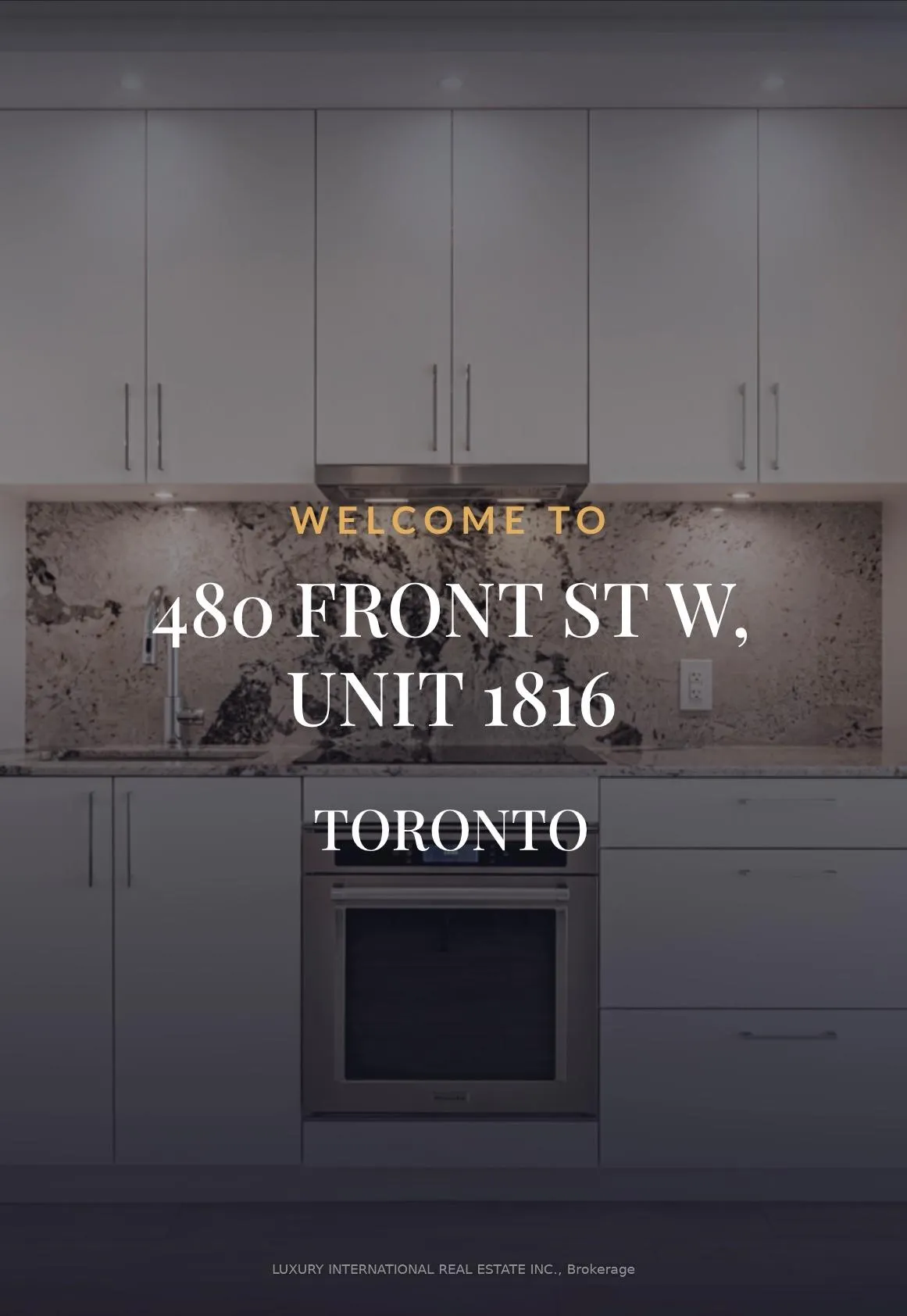 Front of Unit 1816, 480 Front Street W