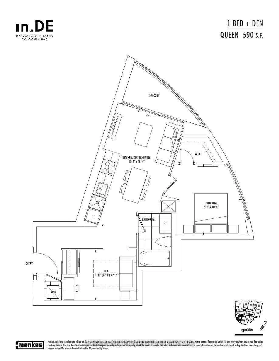 Photo 15 of Unit 903, 219 Dundas Street E, Toronto, Church-Yonge Corridor — HOMEH