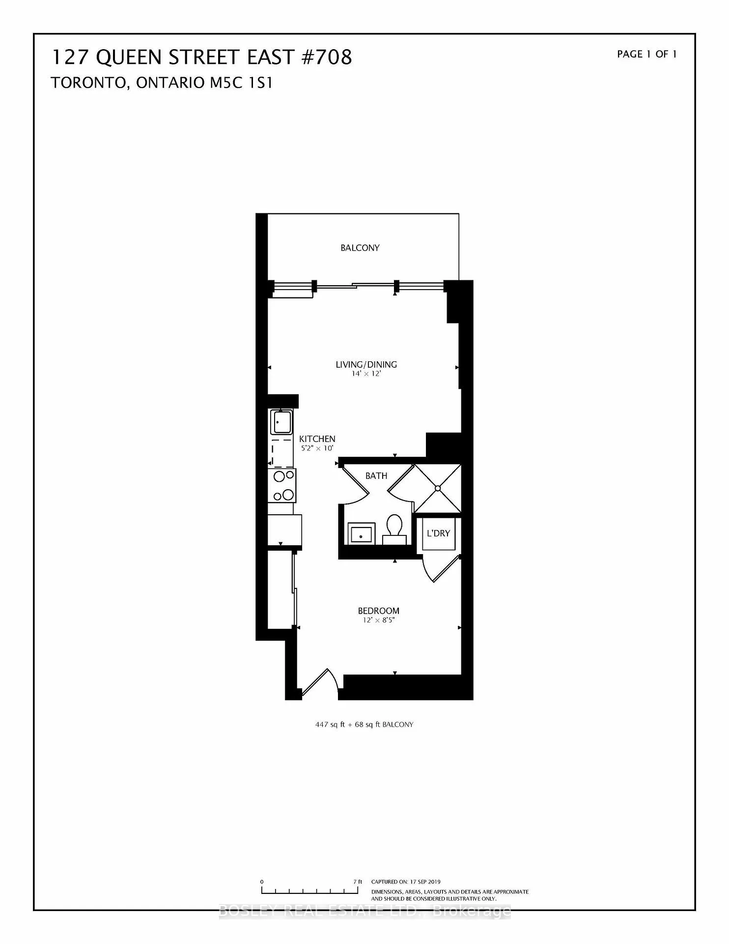 Photo 1 of Unit 708, 127 Queen Street E, Toronto, Church-Yonge Corridor — HOMEH