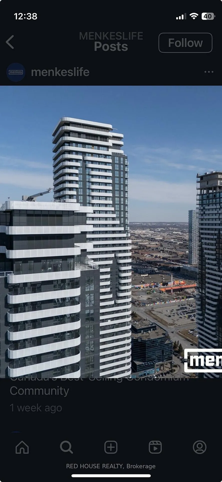 Front of Unit 3202, 225 Commerce Street