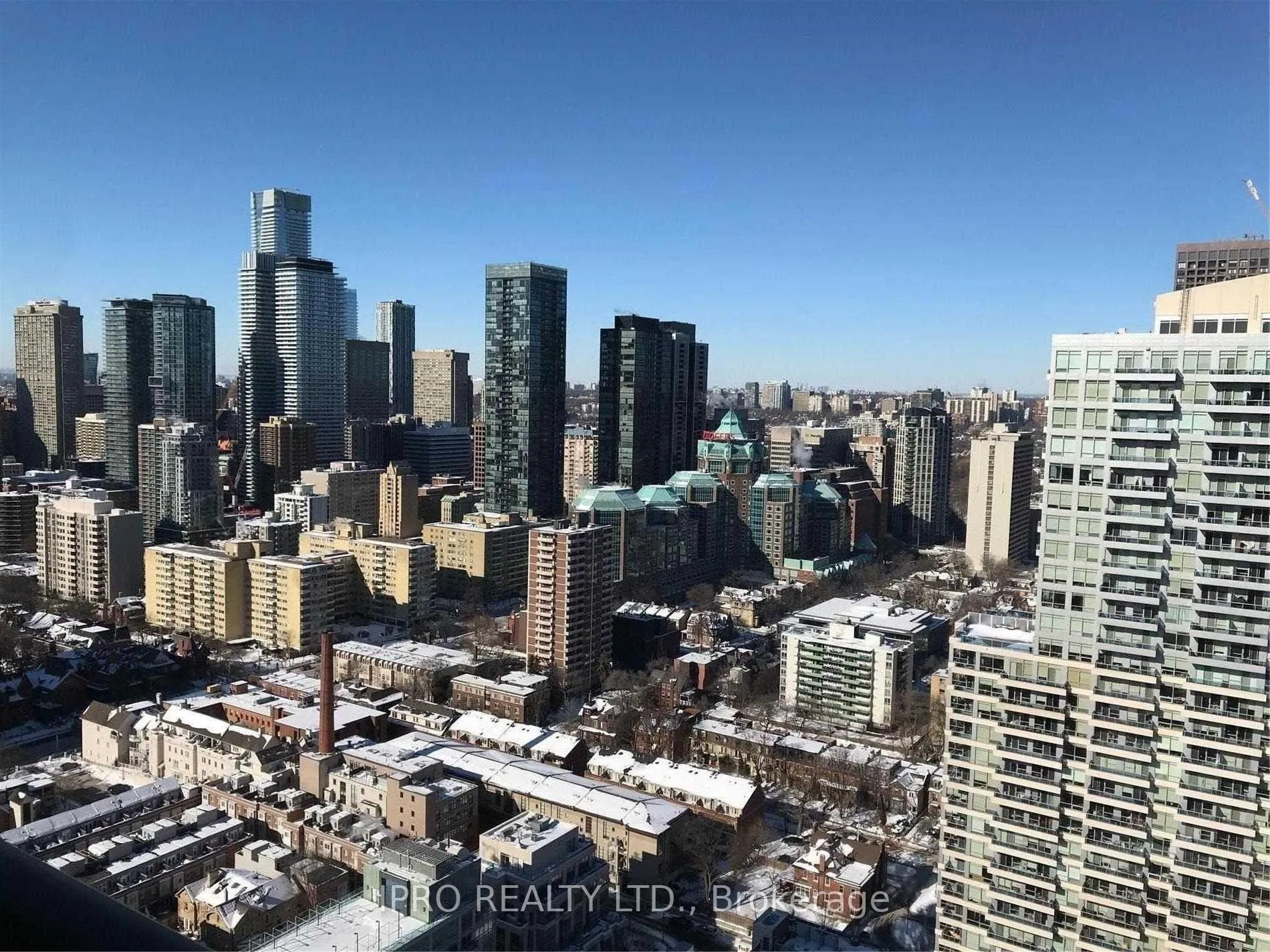 Front of Unit 3401, 159 Wellesley Street