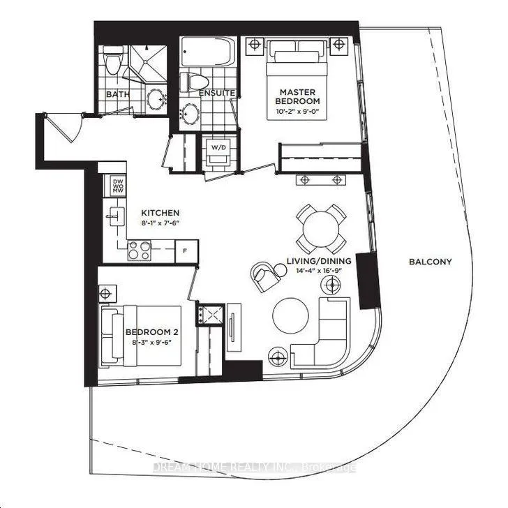 Front of Unit 3902, 11 Wellesley Street W