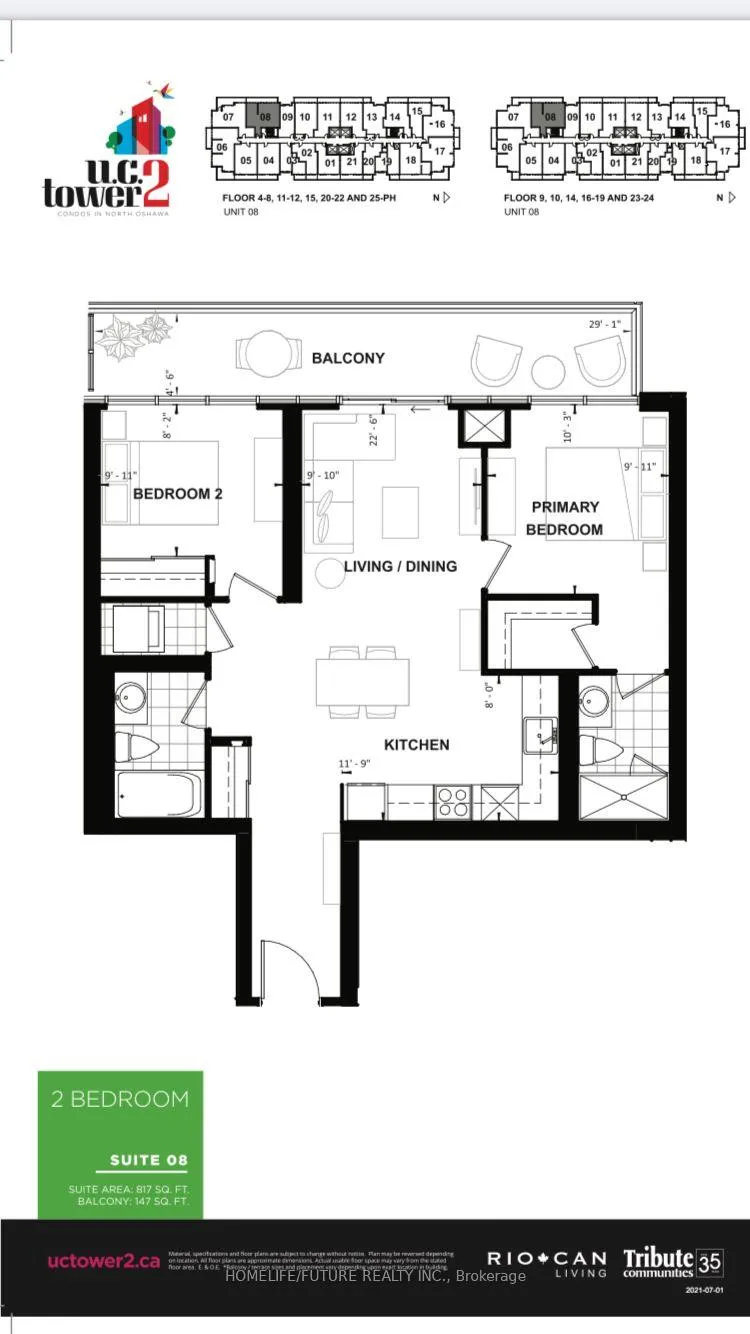 Photo 15 of Unit PH08, 2545 Simcoe Street N, Oshawa, Windfields — HOMEH