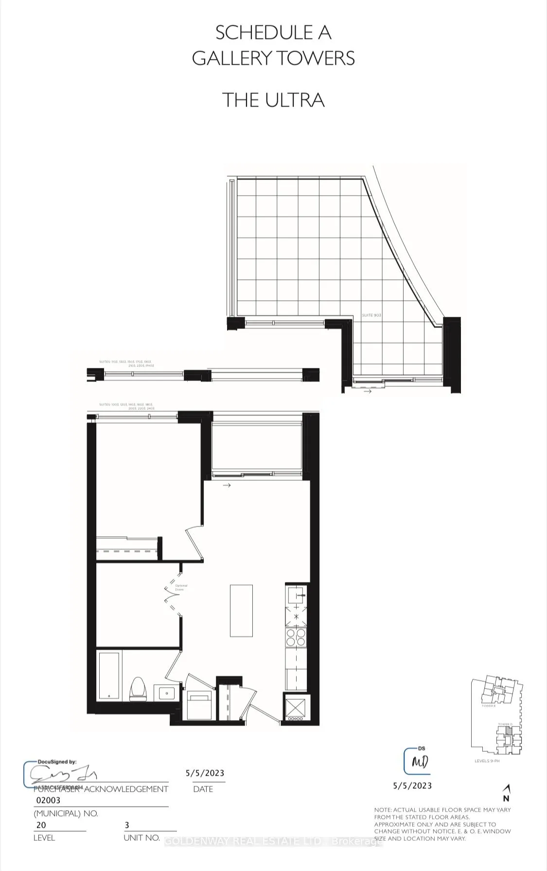 Photo 15 of Unit 2003, 38 Andre De Grasse Street, Markham, Unionville — HOMEH