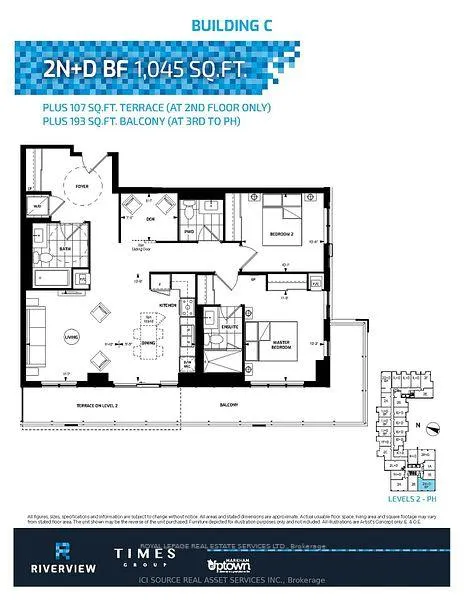 Photo 4 of Unit 2005, 38 Water Walk, Markham, Unionville — HOMEH