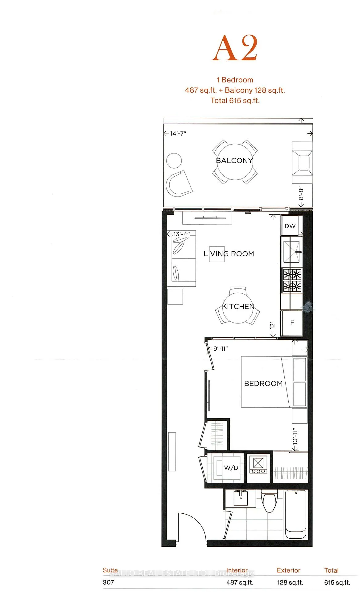 Front of Unit 307, 8 Manor Road W
