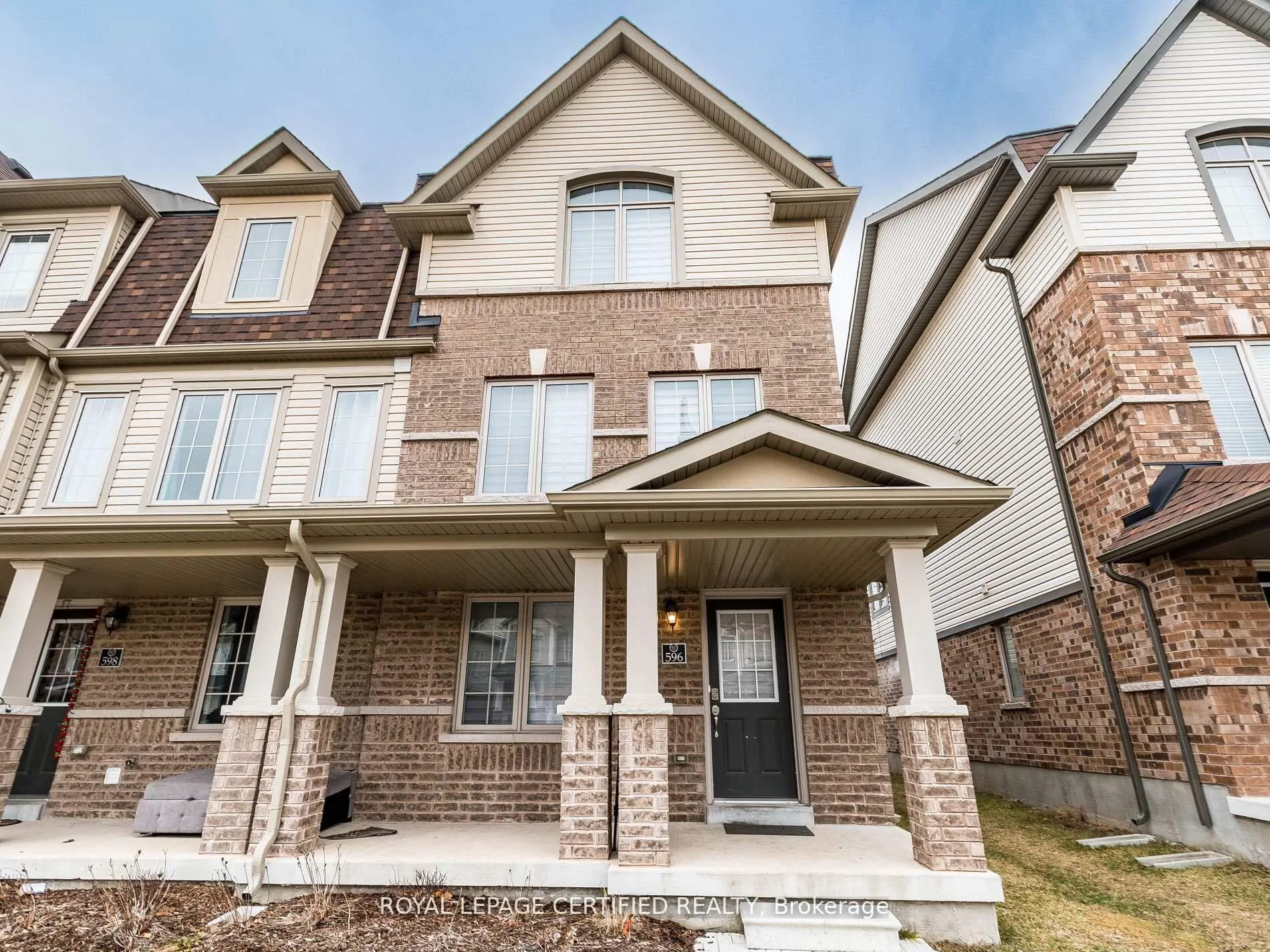 Front of 596 Linden Drive