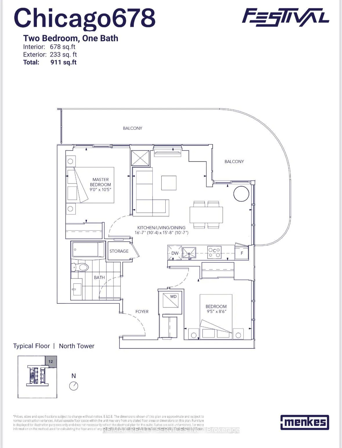 Photo 17 of Unit 2312, 225 Commerce Street, Vaughan, Vaughan Corporate Centre — HOMEH