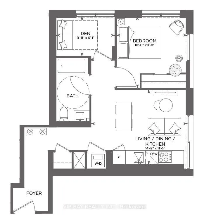 Front of Unit 1506, 252 Church Street
