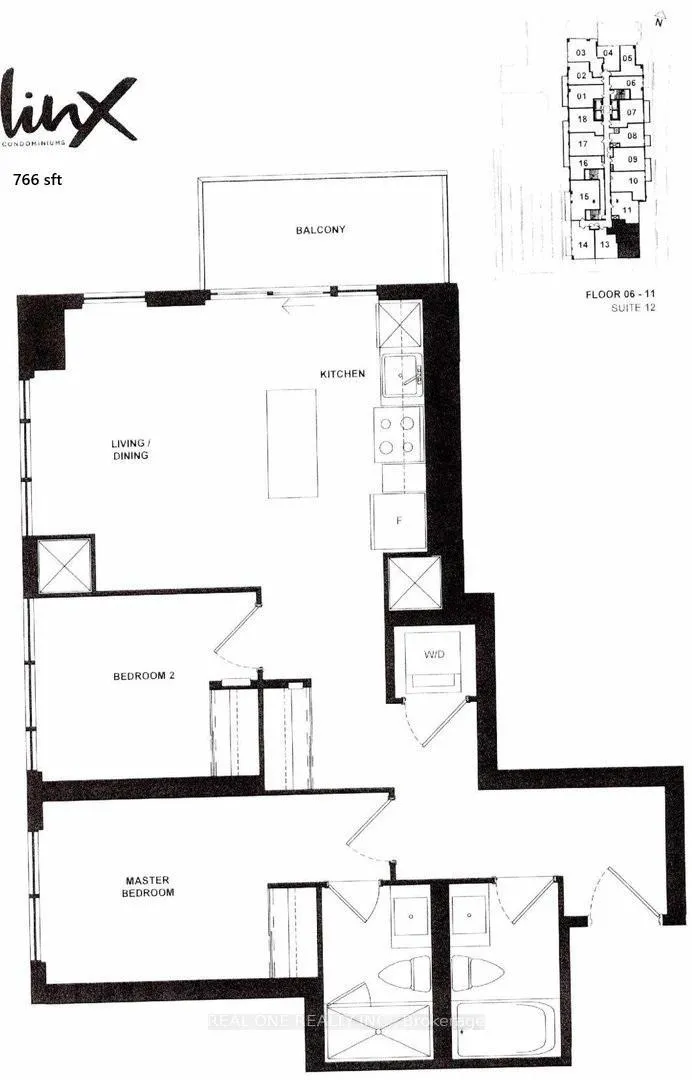 Photo 10 of Unit 1112, 286 Main Street, Toronto, East End-Danforth — HOMEH
